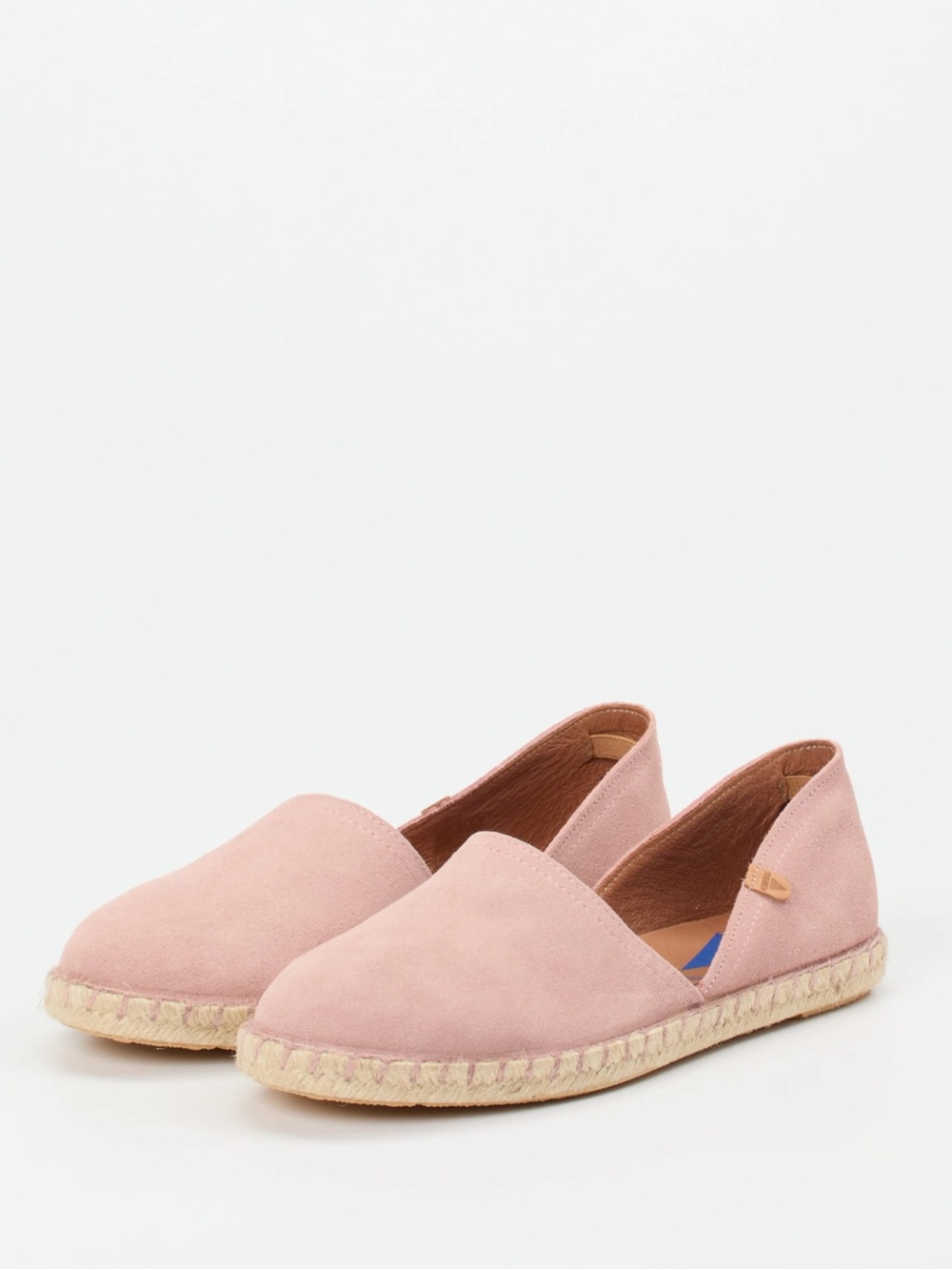 Verbenas Pink Carmen Suede Espadrilles